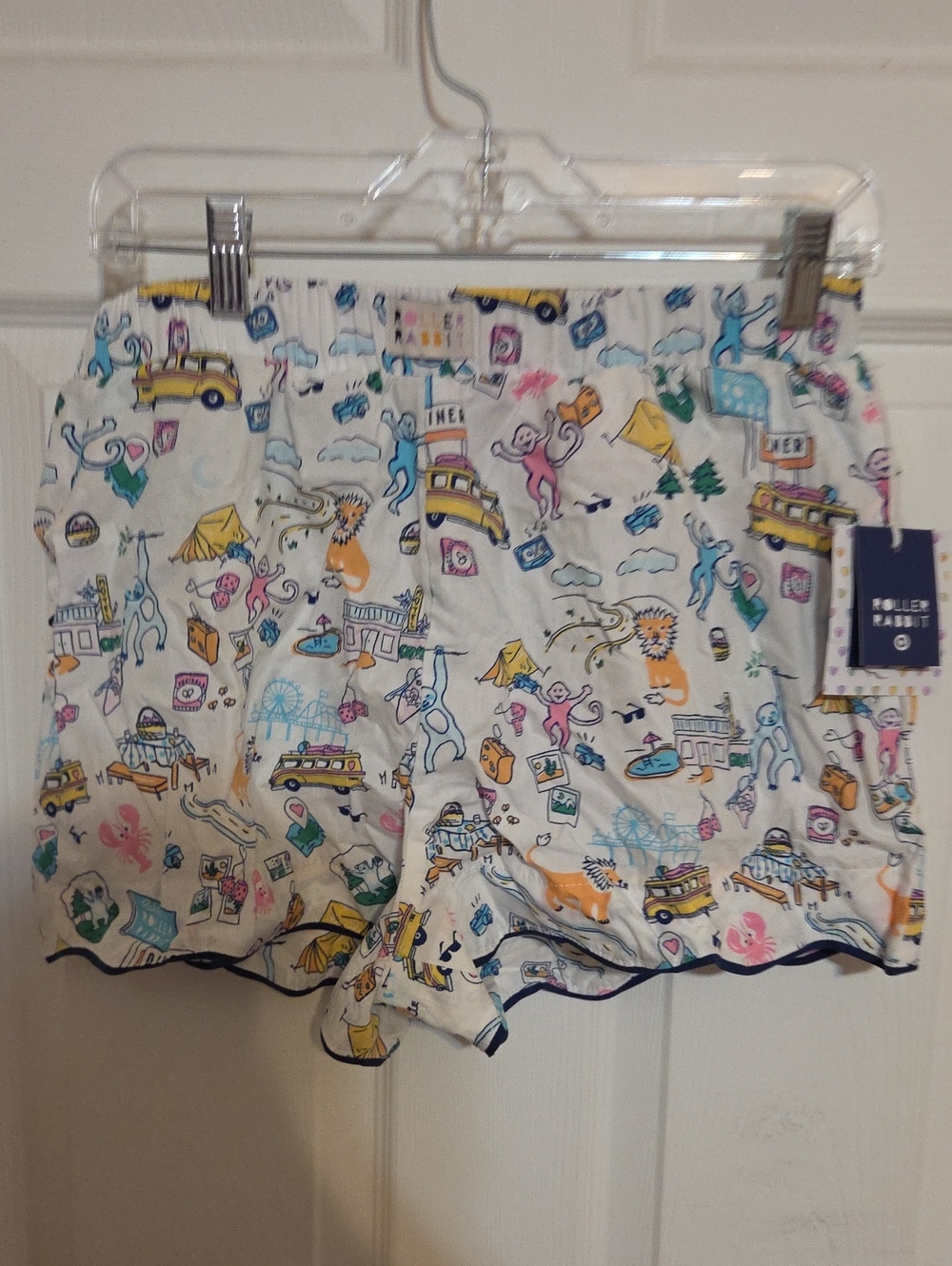 Roller Rabbit Target Colab White Multi Printed Boxer Shorts